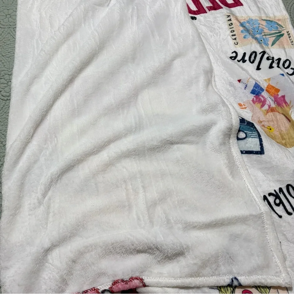 Taylor Swift Fan Art Fleece Throw Blanket | Red 1989 Folklore Fearless